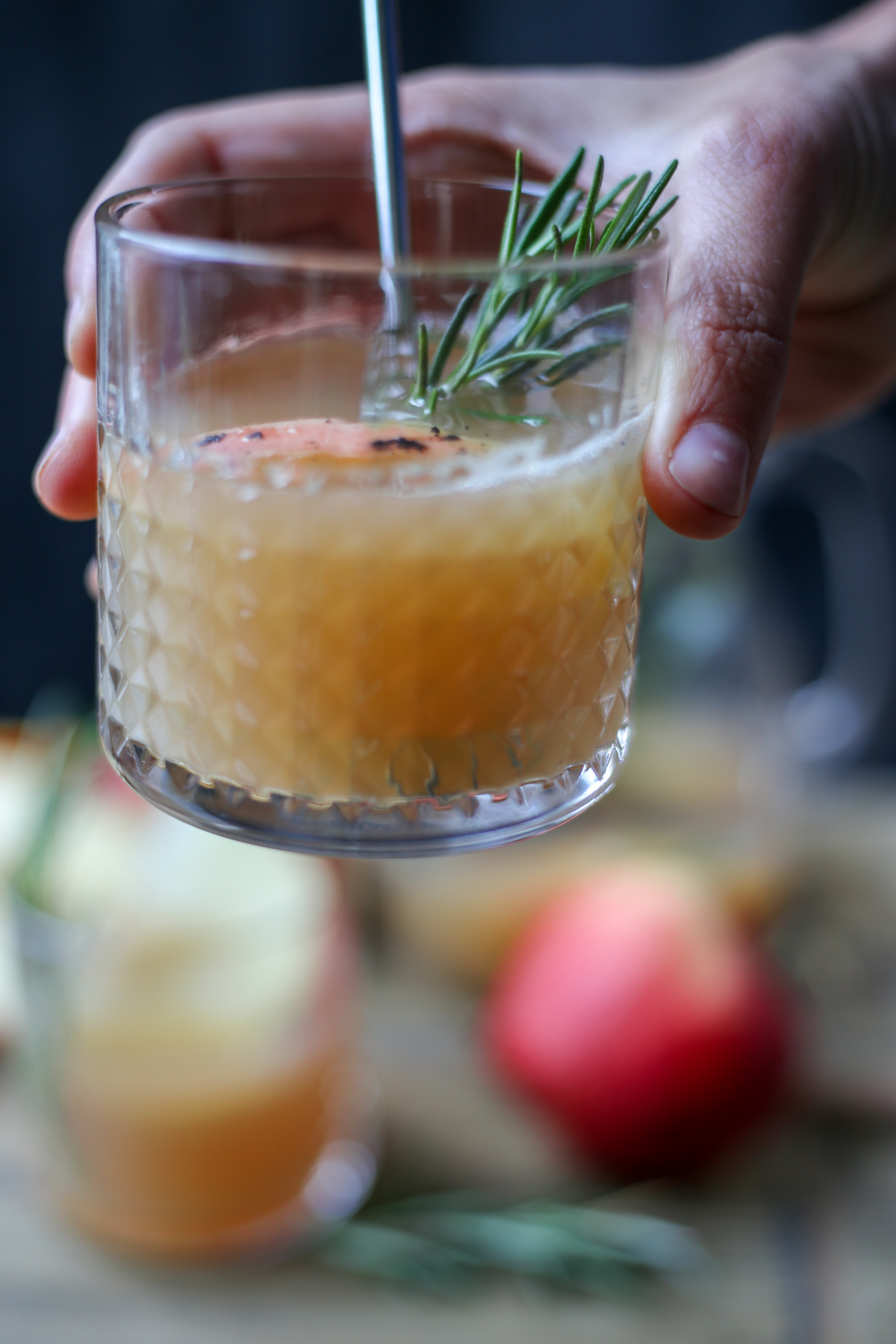 Hot apple drink