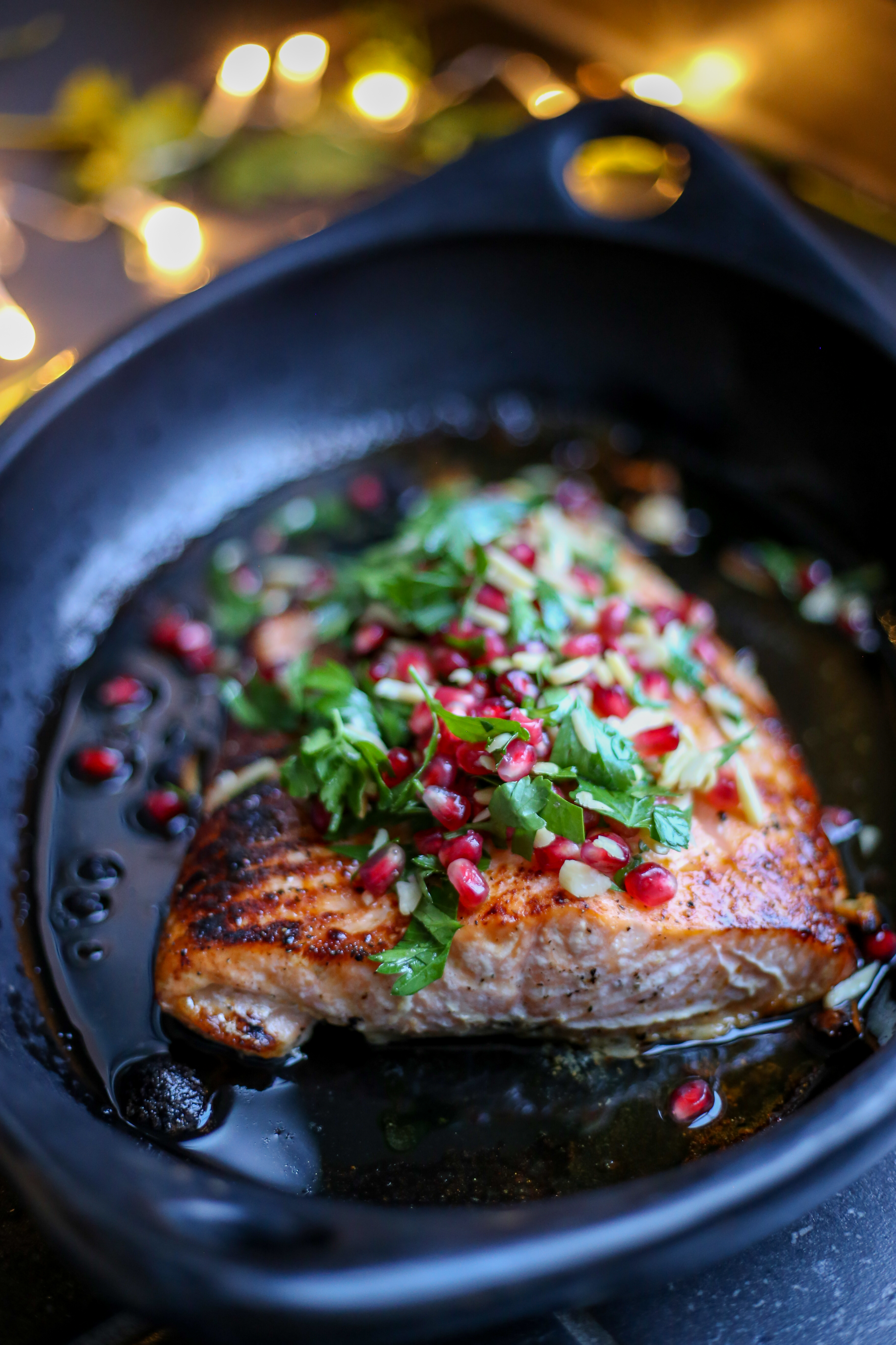 Christmas Zalm met broccoli