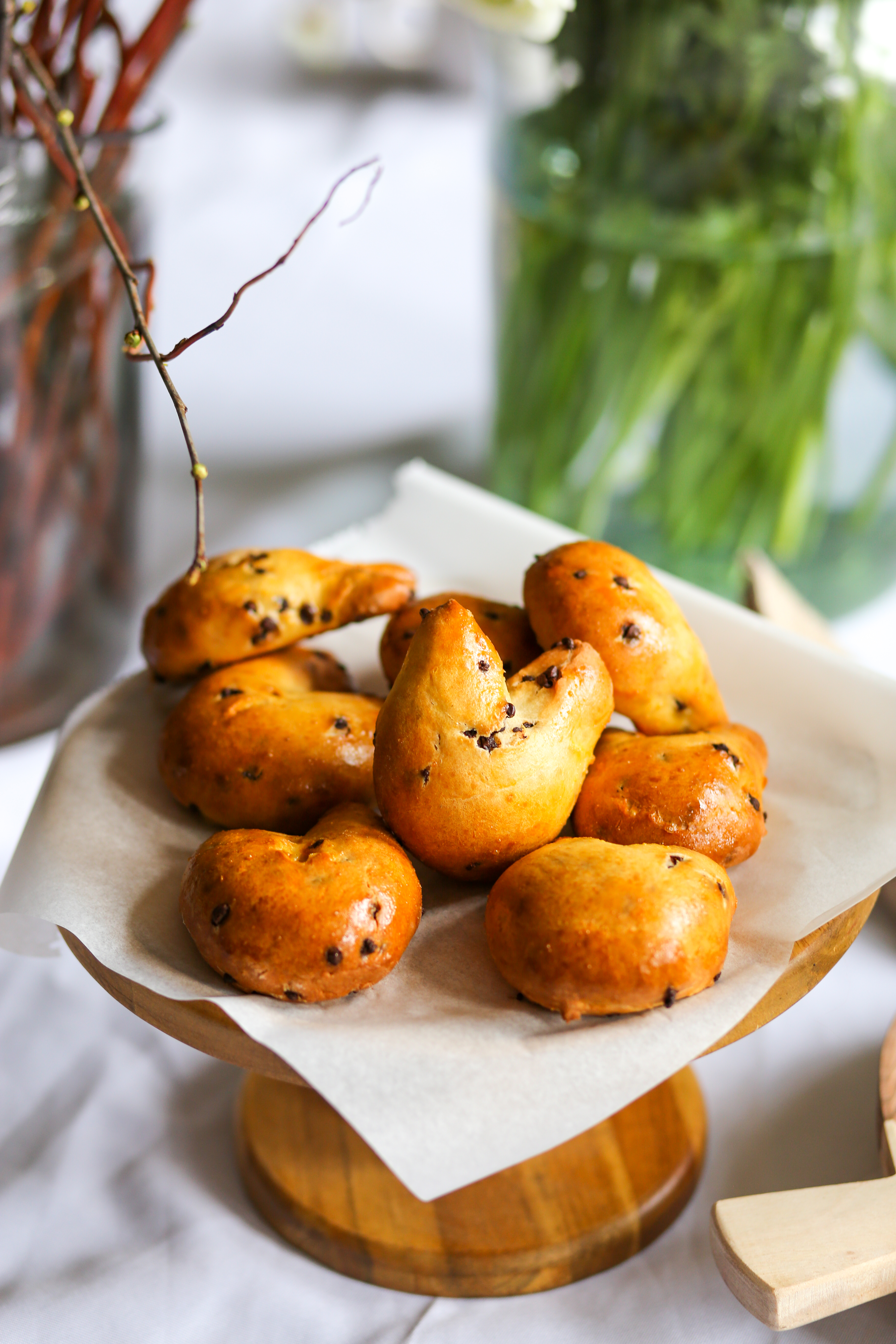 Paashaasjes met chocolade