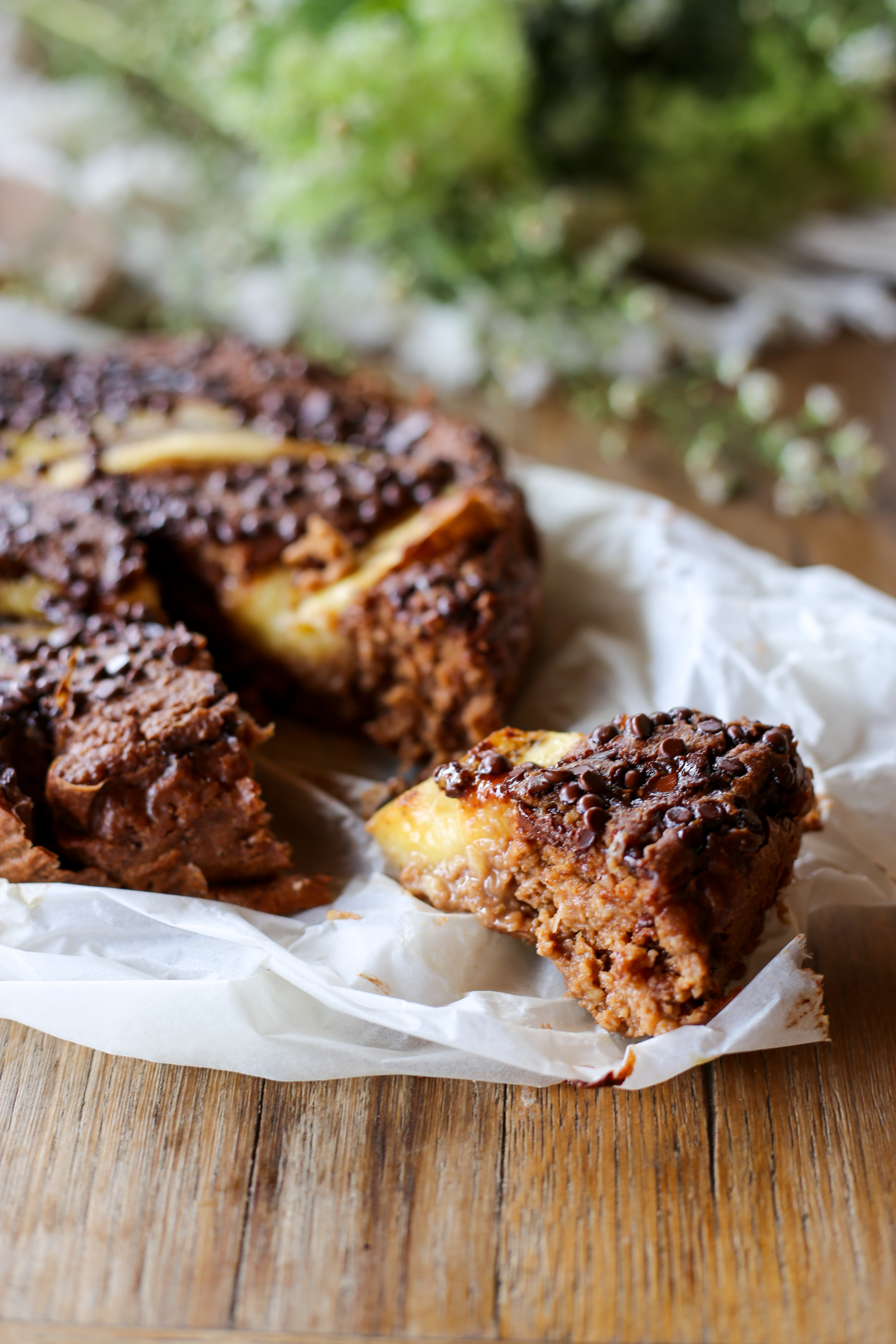 Chocolade Bananencake