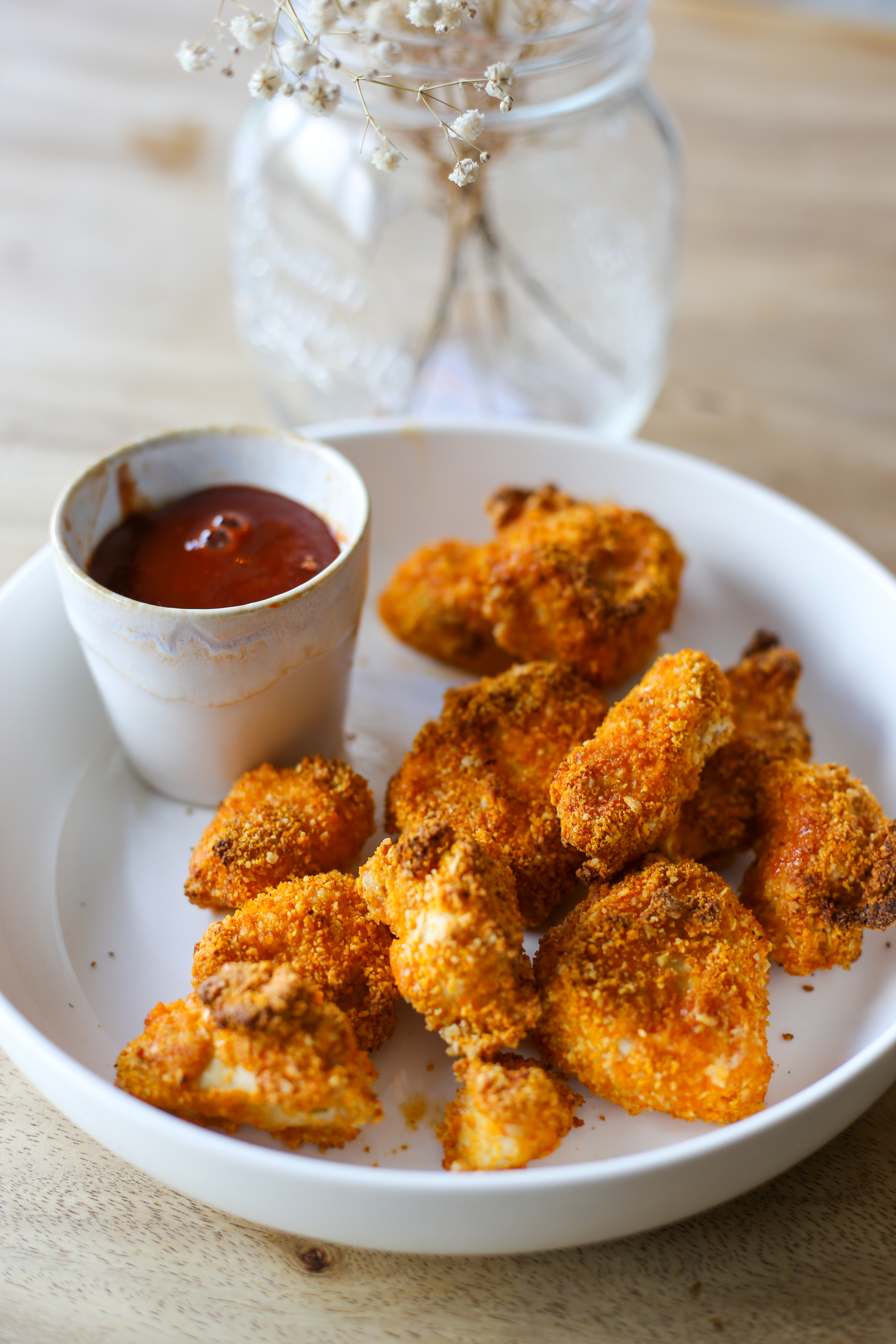 Kipnuggets uit de airfryer