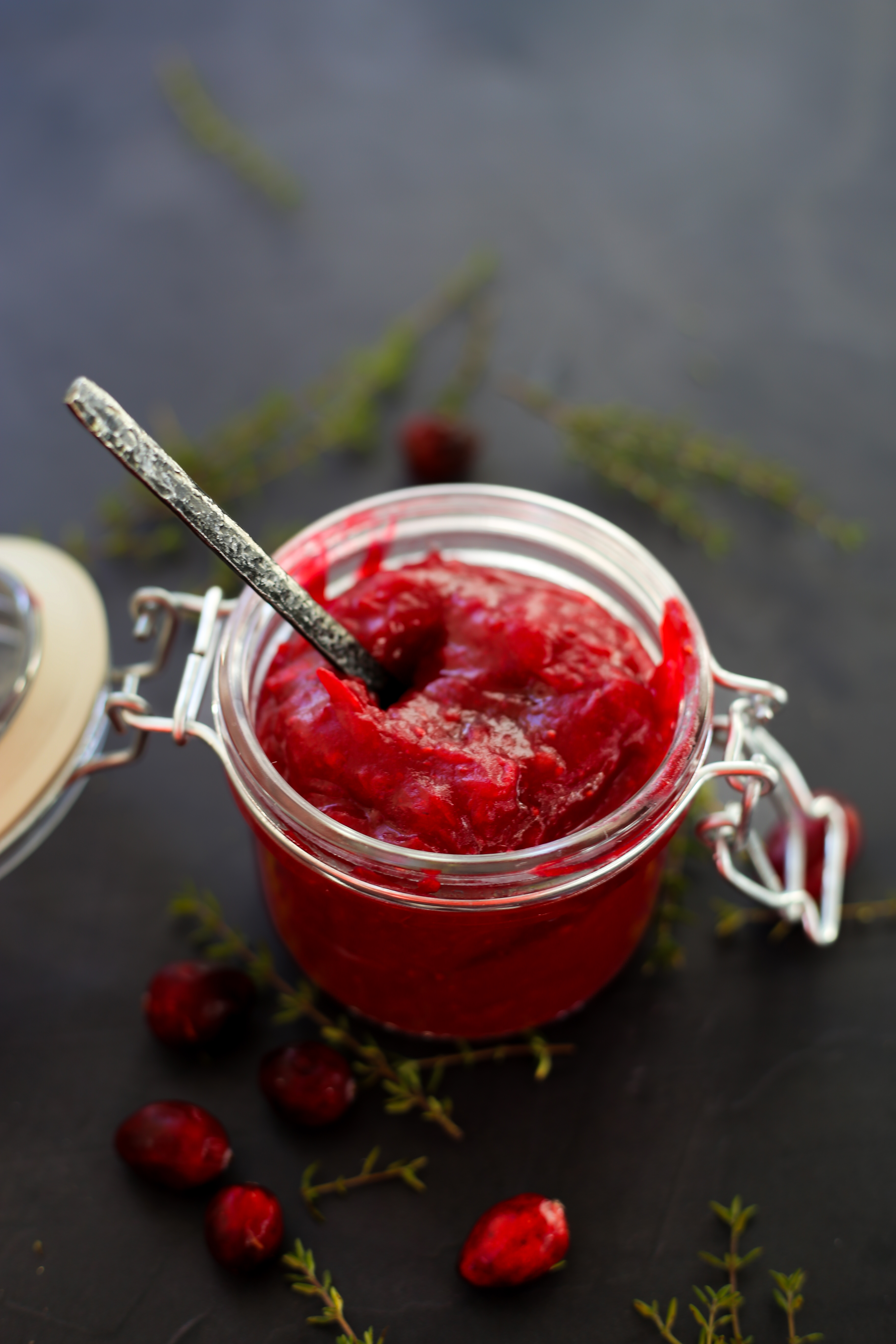 Kip met brie, vijgenconfituur & Cranberrysaus